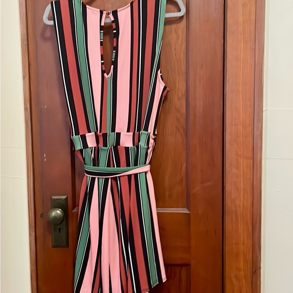 Torrid Multicolor Stripe Studio Knit Surplice Romper 3X NWT 16993674 - Picture 2 of 5